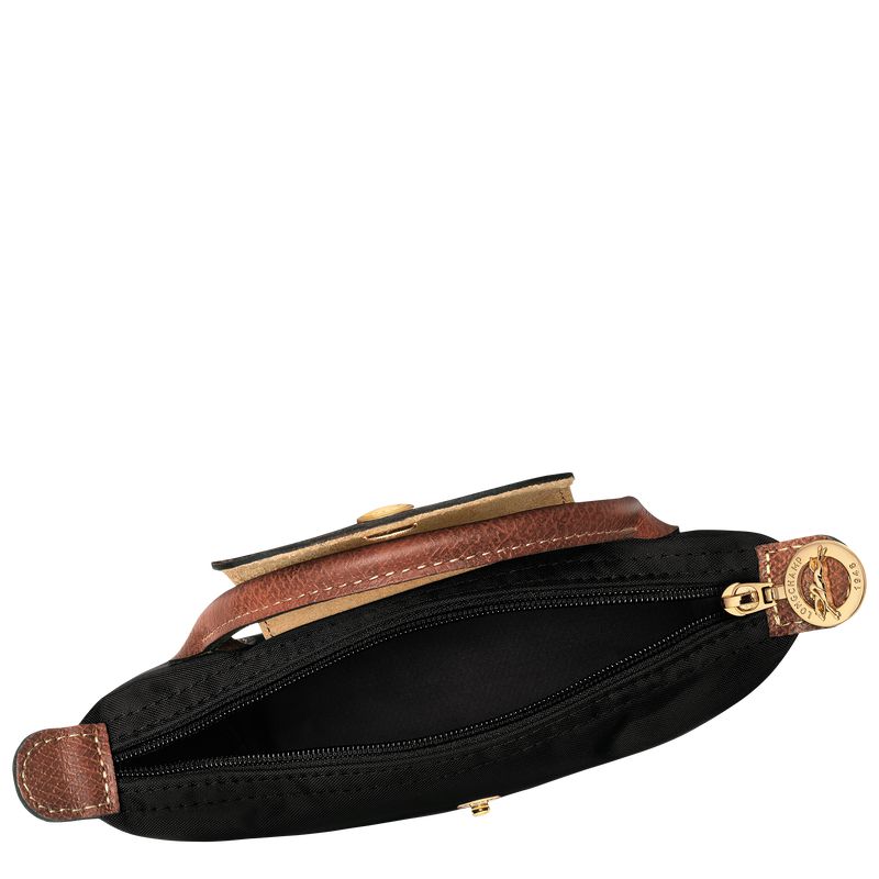 Women Longchamp Le Pliage Original With Handle Pouch Black | Ireland-192RODEWH