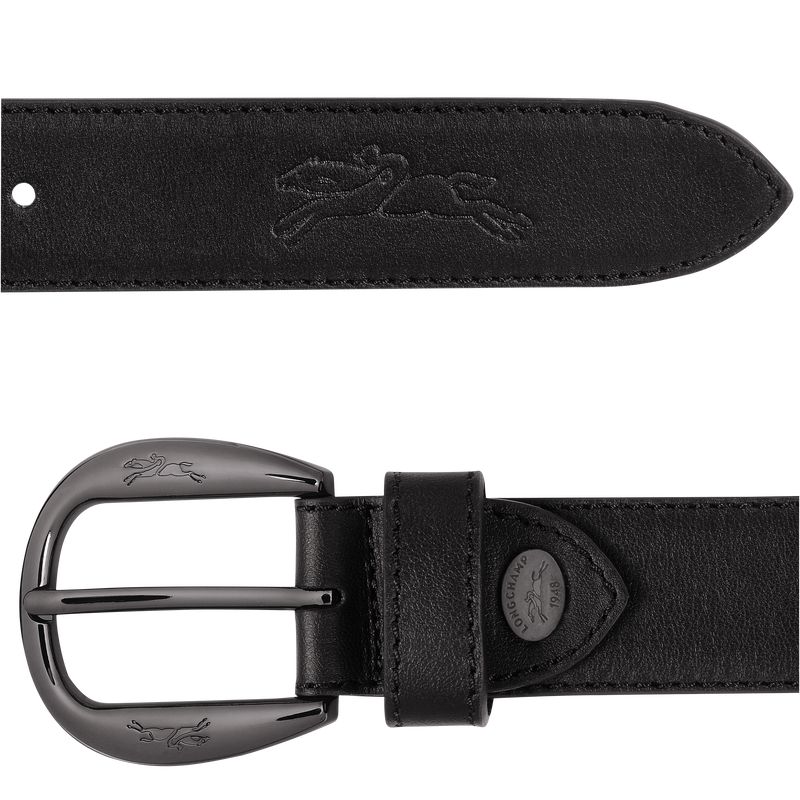 Women Longchamp Le Pliage Xtra Belt Black | Ireland-365VZNSBQ