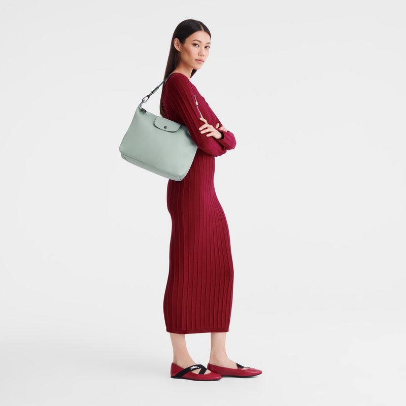 Women Longchamp Le Pliage Xtra M Hobo Bag Blue Green | Ireland-061UTBOMC