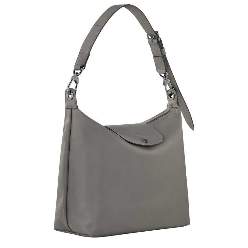 Women Longchamp Le Pliage Xtra M Hobo Bag Grey | Ireland-352QHVIUR