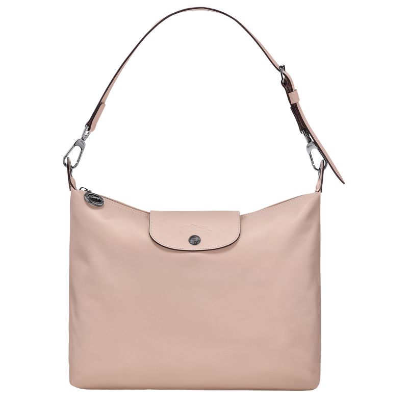 Women Longchamp Le Pliage Xtra M Hobo Bag Beige | Ireland-543EOCWIN
