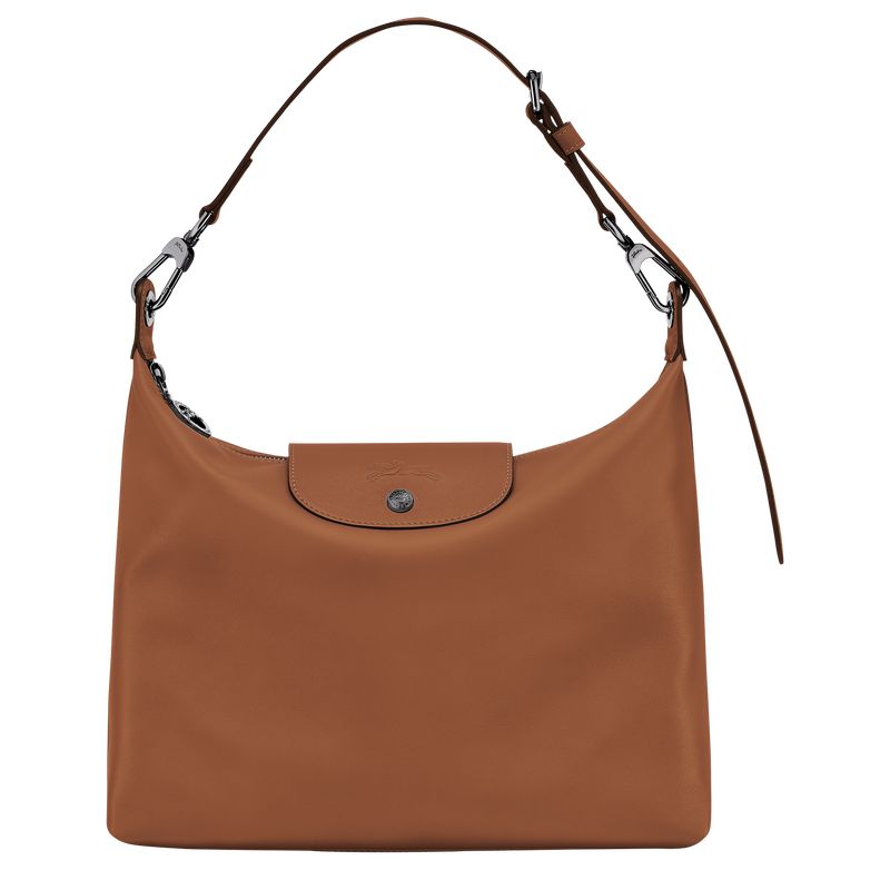 Women Longchamp Le Pliage Xtra M Hobo Bag Brown | Ireland-519PSVGZF