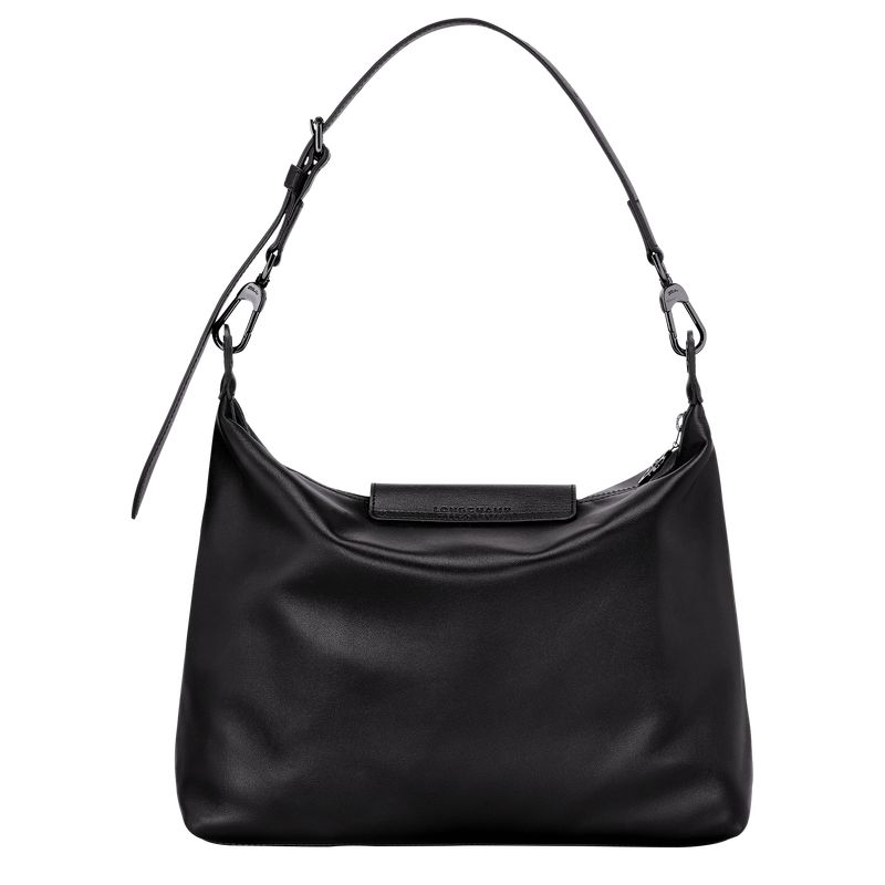 Women Longchamp Le Pliage Xtra M Hobo Bag Black | Ireland-318TWQVJA