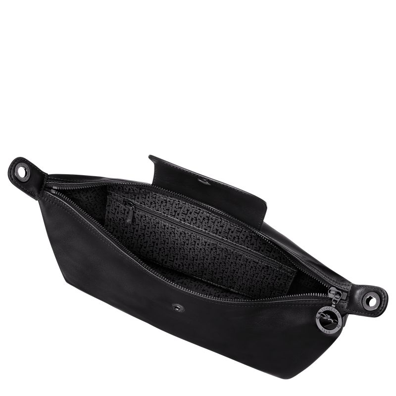 Women Longchamp Le Pliage Xtra M Hobo Bag Black | Ireland-318TWQVJA