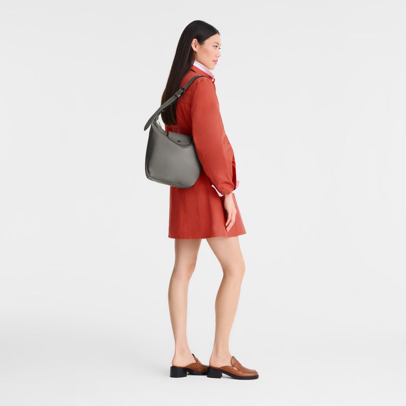 Women Longchamp Le Pliage Xtra M Shoulder Bag Grey | Ireland-489AGMZSO