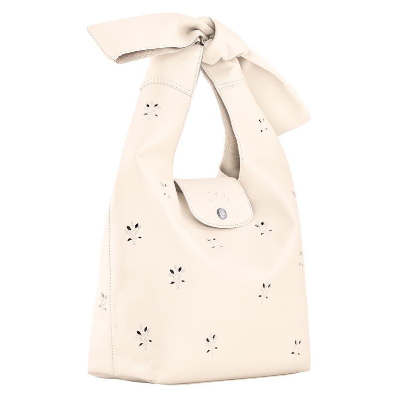 Women Longchamp Le Pliage Xtra M Shoulder Bag Cream | Ireland-570IUBQMP