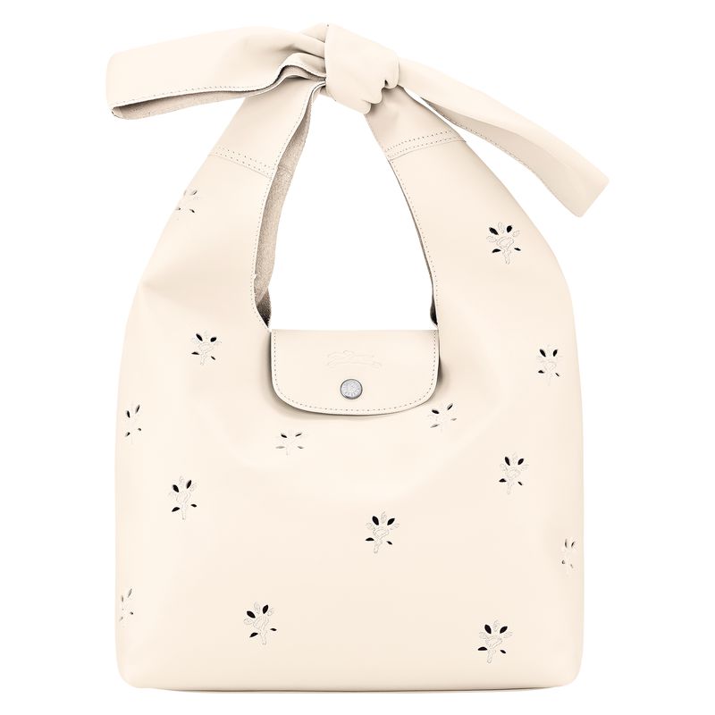 Women Longchamp Le Pliage Xtra M Shoulder Bag Cream | Ireland-570IUBQMP