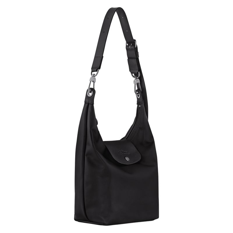 Women Longchamp Le Pliage Xtra M Shoulder Bag Black | Ireland-920STQZGO