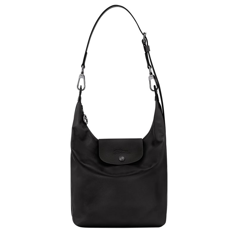 Women Longchamp Le Pliage Xtra M Shoulder Bag Black | Ireland-920STQZGO