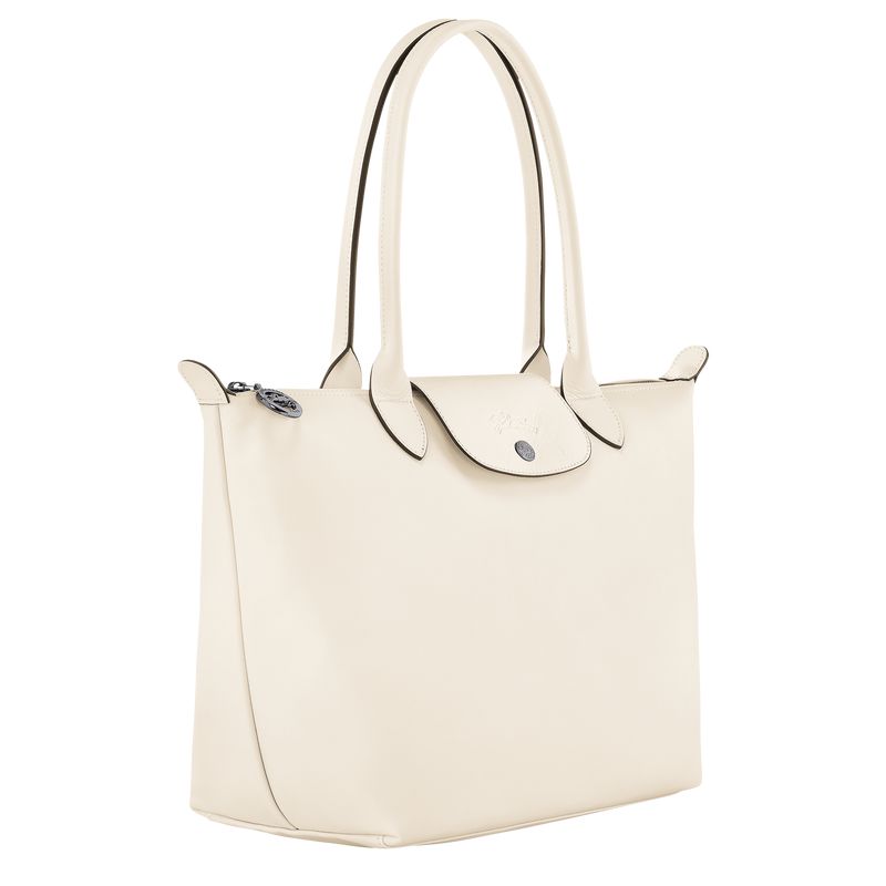 Women Longchamp Le Pliage Xtra M Tote Bag Cream | Ireland-809WNMFCV