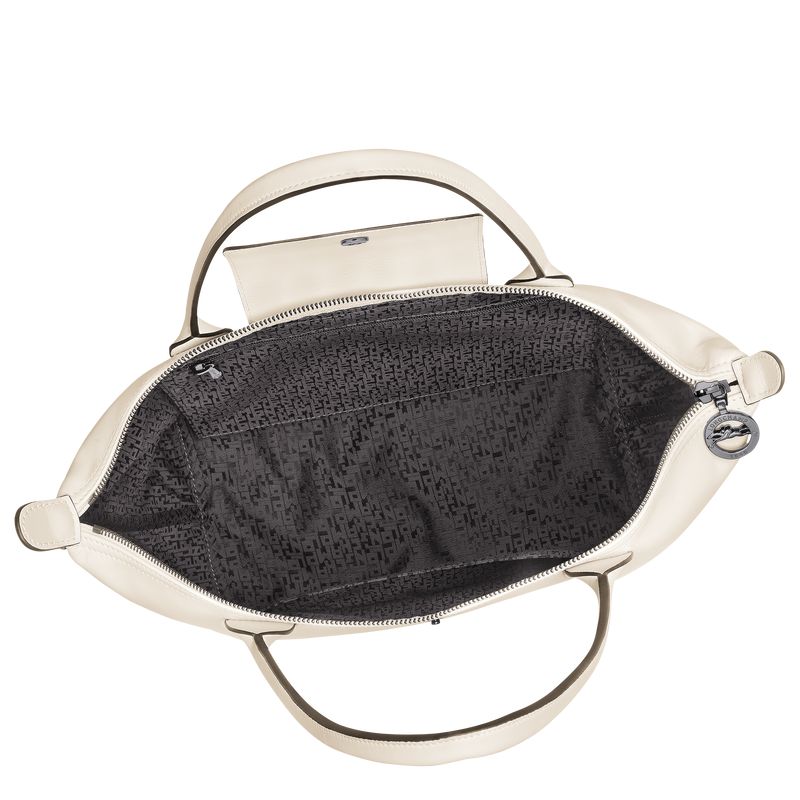 Women Longchamp Le Pliage Xtra M Tote Bag Cream | Ireland-809WNMFCV