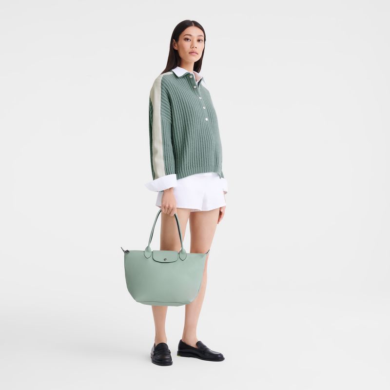 Women Longchamp Le Pliage Xtra M Tote Bag Blue Green | Ireland-281BELZQV