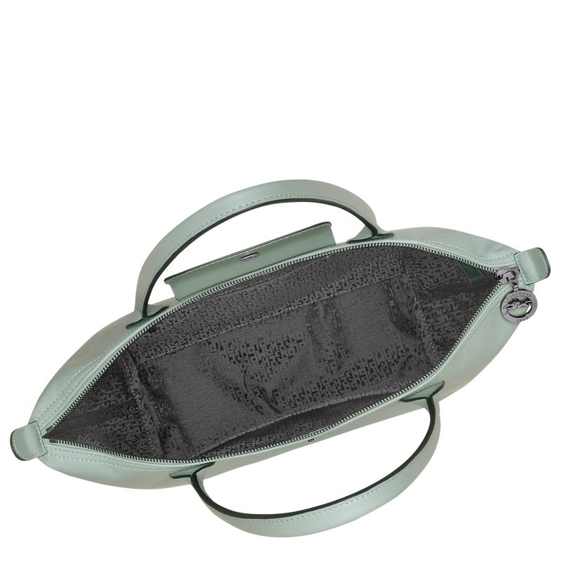Women Longchamp Le Pliage Xtra M Tote Bag Blue Green | Ireland-281BELZQV