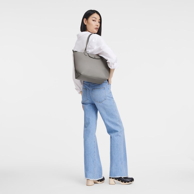 Women Longchamp Le Pliage Xtra M Tote Bag Grey | Ireland-691ONICBD