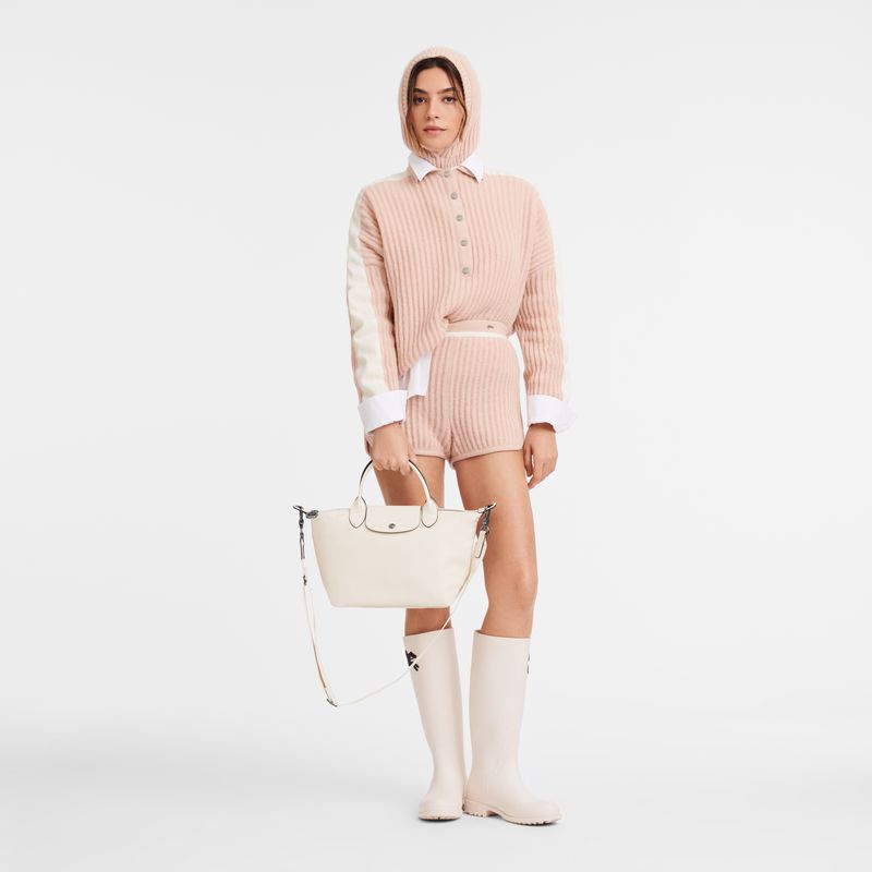 Women Longchamp Le Pliage Xtra S Handbag Cream | Ireland-039AFZGLI