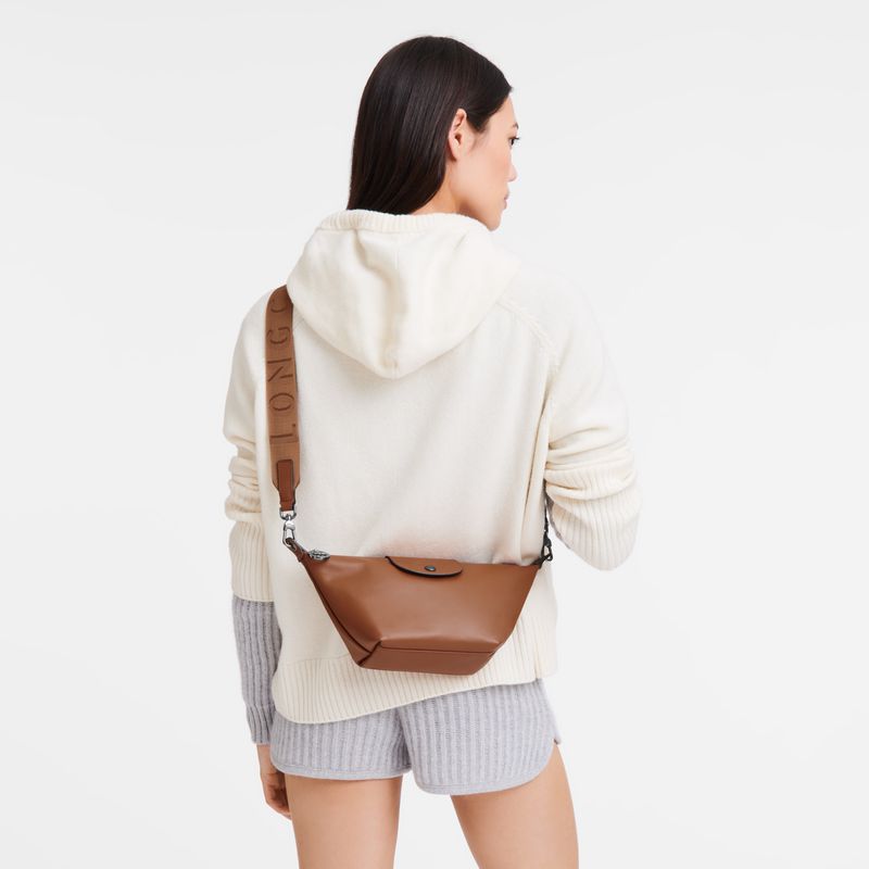 Women Longchamp Le Pliage Xtra Xs Crossbody Bag Brown | Ireland-147PAZTFN