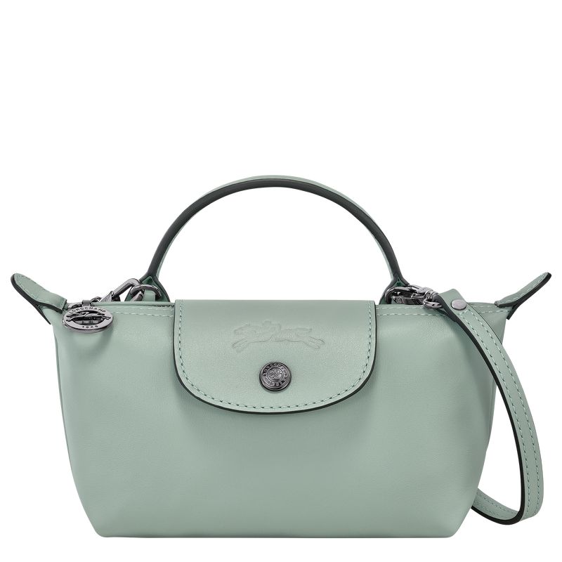 Women Longchamp Le Pliage Xtra Xs Pouch Blue Green | Ireland-987RGJAUY