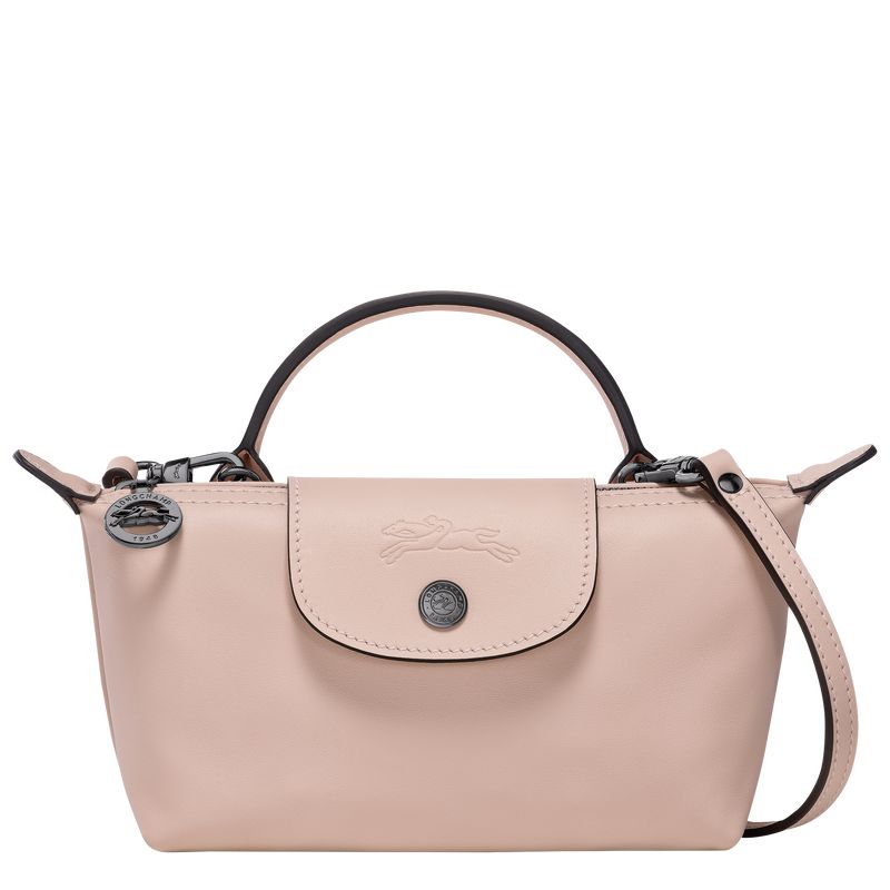 Women Longchamp Le Pliage Xtra Xs Pouch Beige | Ireland-834XWSRZG