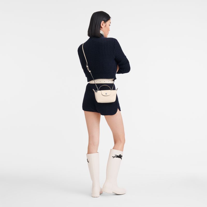 Women Longchamp Le Pliage Xtra Xs Pouch Cream | Ireland-395NBKREA