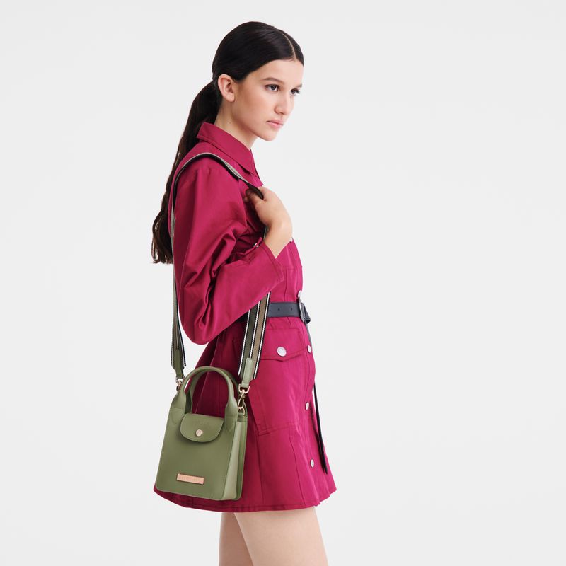 Women Longchamp Le Pliage Xtra Xs Tote Bag Green | Ireland-980NCZHWP