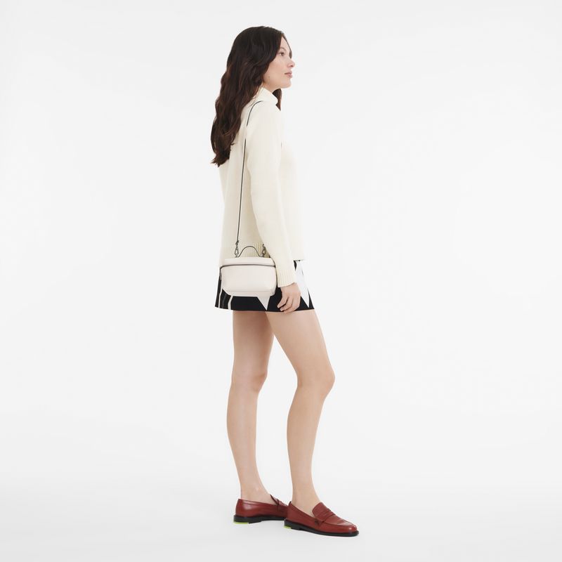 Women Longchamp Le Pliage Xtra Xs Vanity Toiletry Bags Cream | Ireland-571PBDKLU