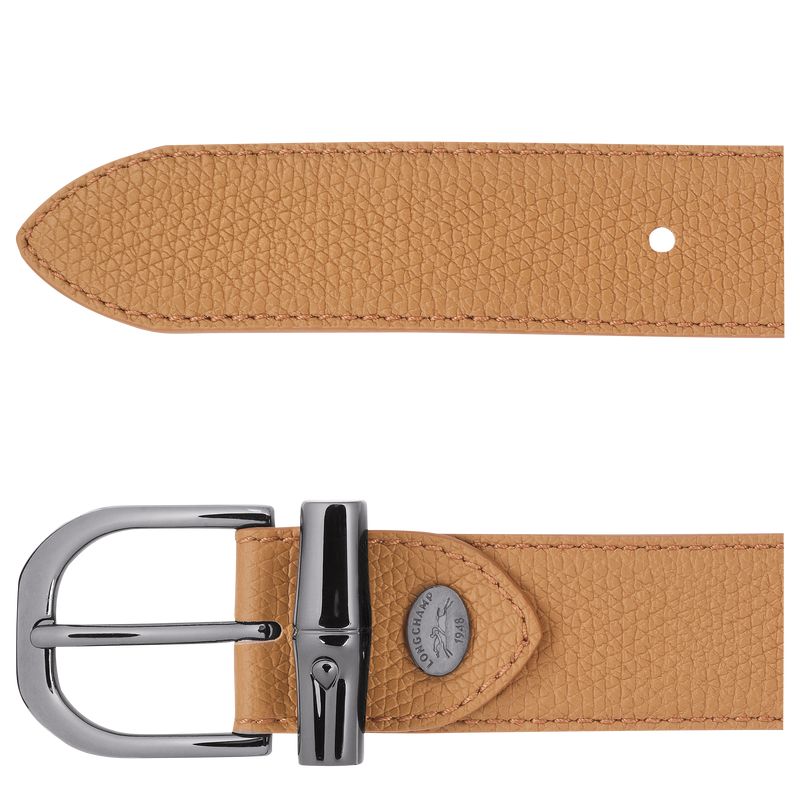 Women Longchamp Le Roseau Belt Brown | Ireland-450TERAXN