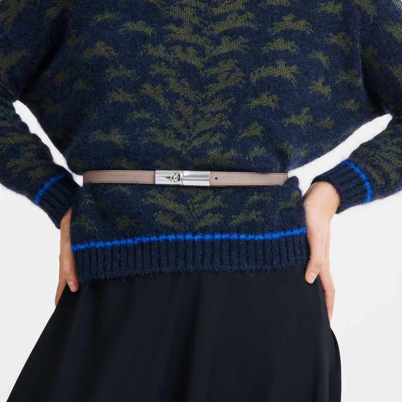 Women Longchamp Le Roseau Belt Brown | Ireland-320QJTOSB