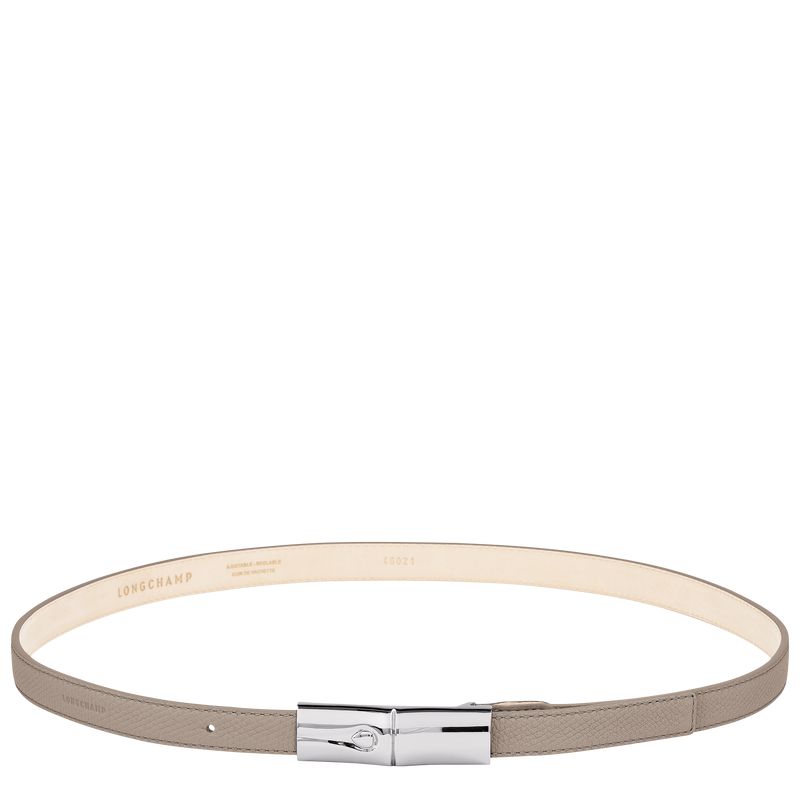 Women Longchamp Le Roseau Belt Brown | Ireland-320QJTOSB