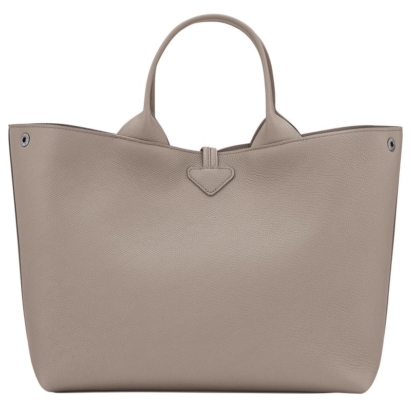 Women Longchamp Le Roseau L Handbag Beige | Ireland-254EBFQTN