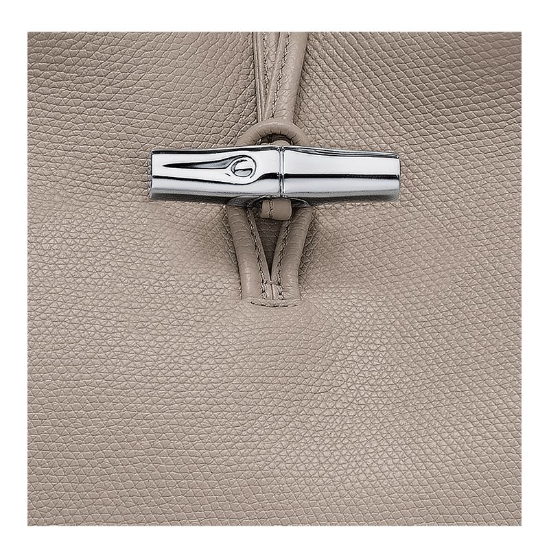Women Longchamp Le Roseau L Handbag Beige | Ireland-254EBFQTN