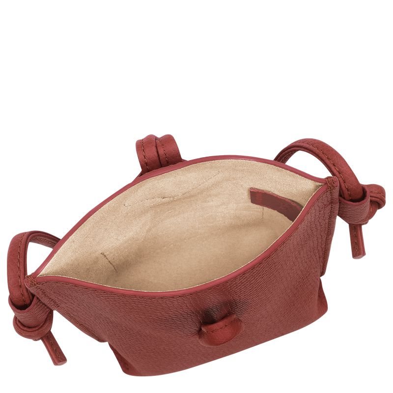 Women Longchamp Le Roseau Phone Case Brown | Ireland-264ZJRVLU