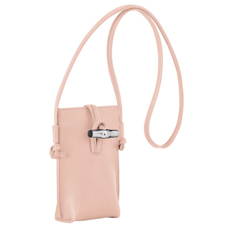 Women Longchamp Le Roseau Phone Case Rose | Ireland-967KYWITM