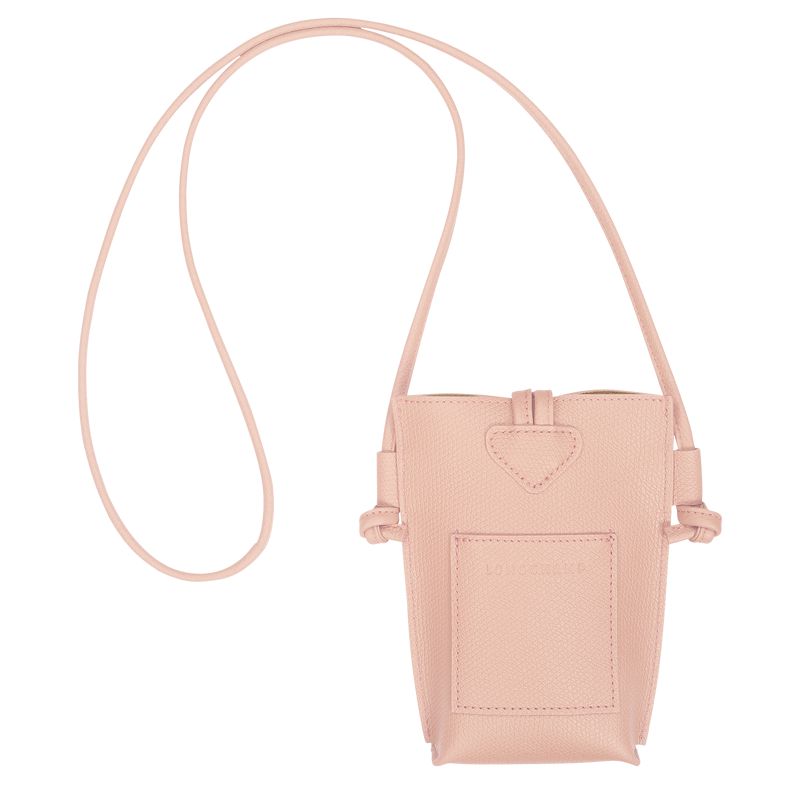 Women Longchamp Le Roseau Phone Case Rose | Ireland-967KYWITM