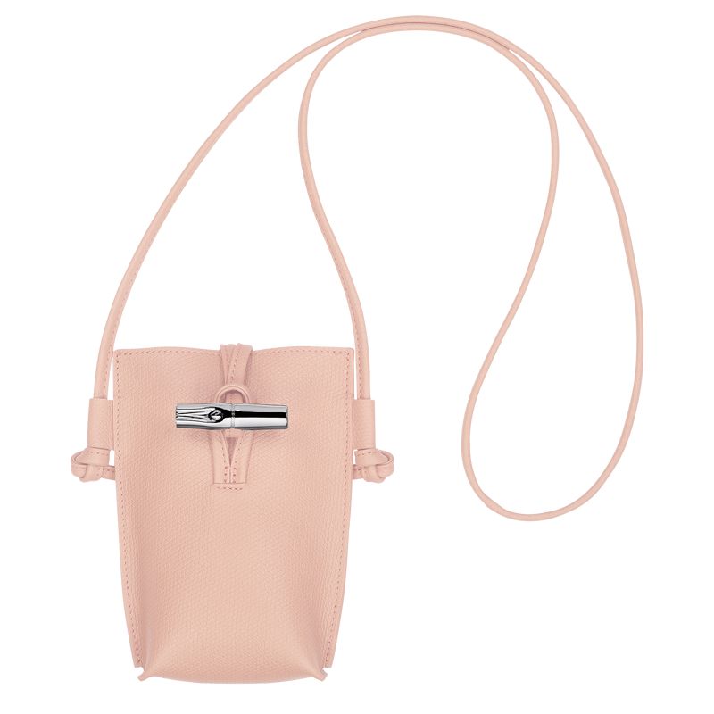 Women Longchamp Le Roseau Phone Case Rose | Ireland-967KYWITM