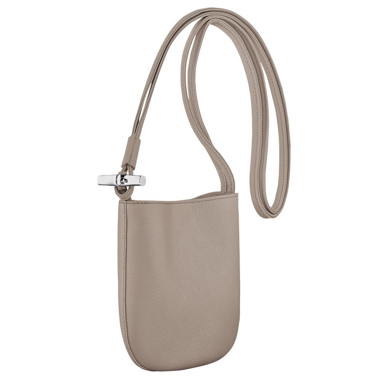 Women Longchamp Le Roseau S Crossbody Bag Beige | Ireland-712DBRFSK