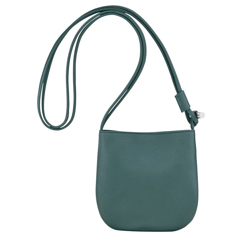 Women Longchamp Le Roseau S Crossbody Bag Blue Green | Ireland-429ODSPBX