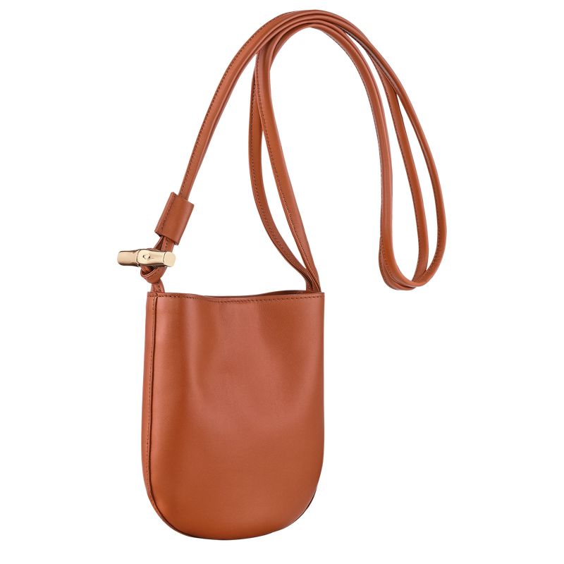 Women Longchamp Le Roseau S Crossbody Bag Orange | Ireland-708EXBJPL