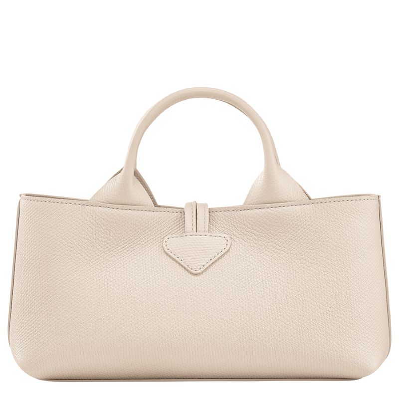 Women Longchamp Le Roseau S Handbag Beige | Ireland-032BVXSCZ