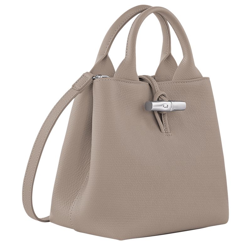 Women Longchamp Le Roseau S Handbag Beige | Ireland-592ZMATWI