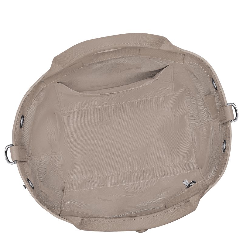 Women Longchamp Le Roseau S Handbag Beige | Ireland-592ZMATWI