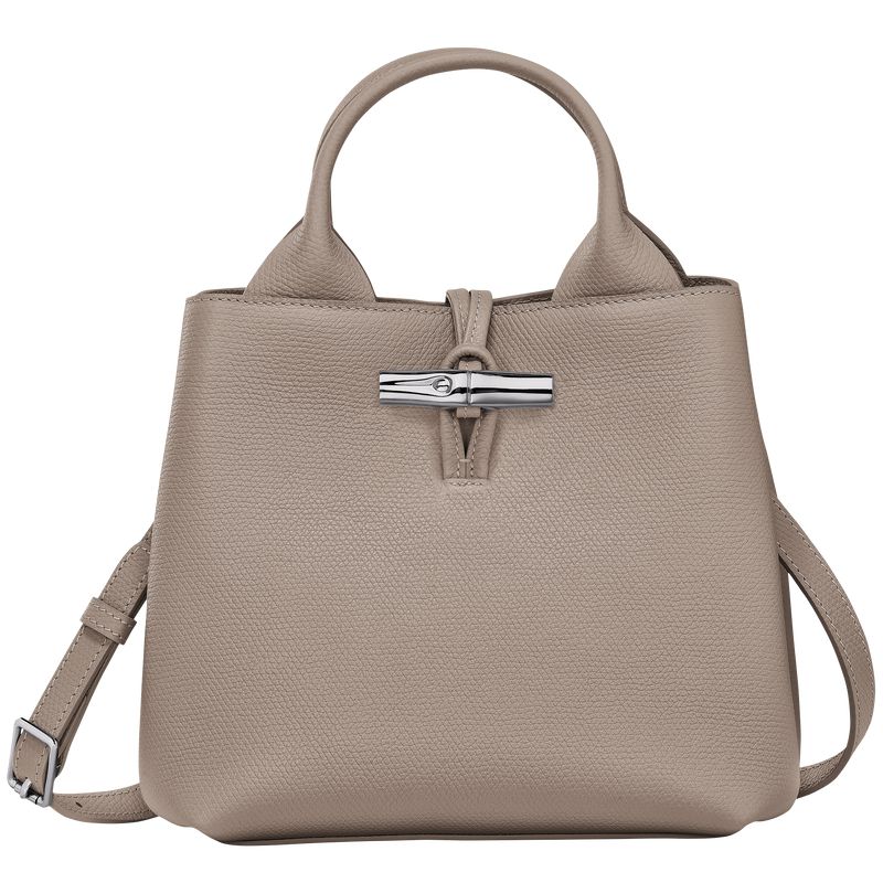 Women Longchamp Le Roseau S Handbag Beige | Ireland-592ZMATWI