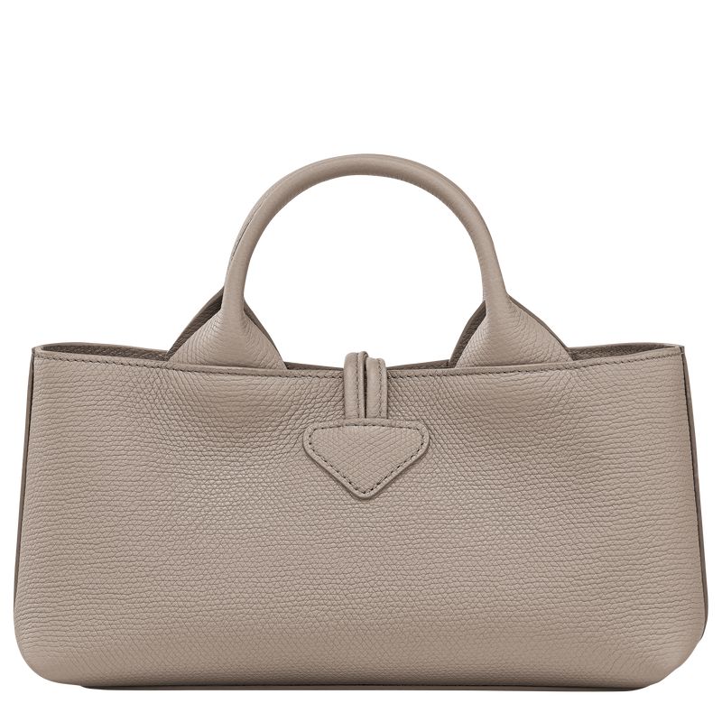 Women Longchamp Le Roseau S Handbag Beige | Ireland-428LAJMQP