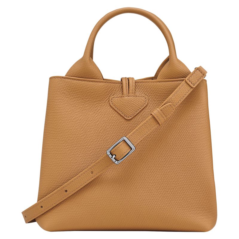Women Longchamp Le Roseau S Handbag Brown | Ireland-967WXVZEO