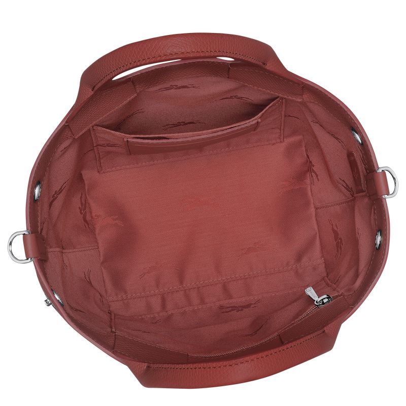 Women Longchamp Le Roseau S Handbag Brown | Ireland-807KIEBAM