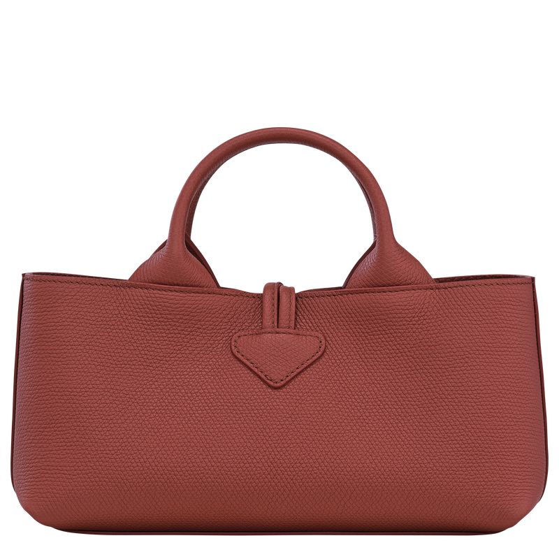 Women Longchamp Le Roseau S Handbag Brown | Ireland-571YEFJAD