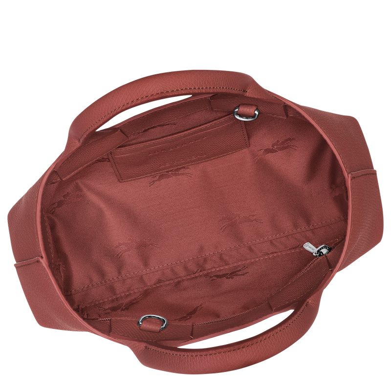 Women Longchamp Le Roseau S Handbag Brown | Ireland-571YEFJAD