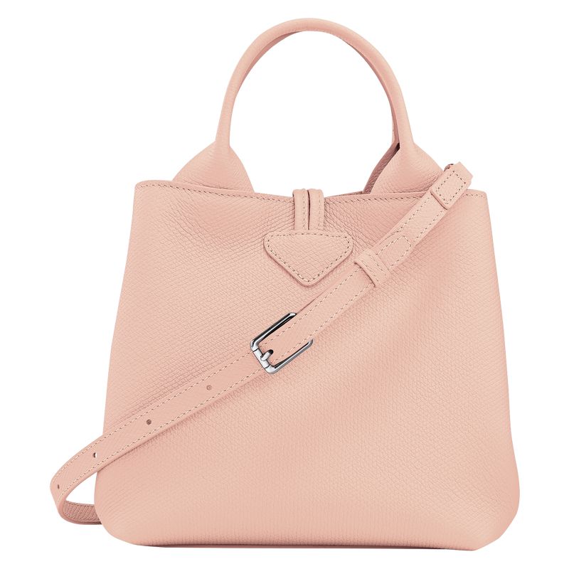 Women Longchamp Le Roseau S Handbag Light Rose | Ireland-234QKLUIE