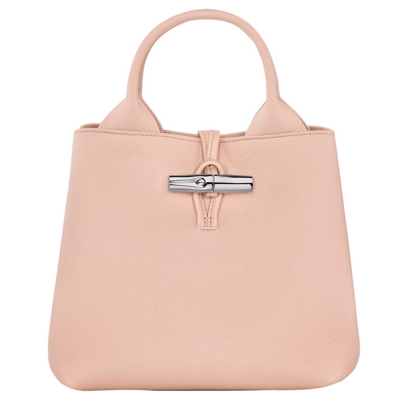 Women Longchamp Le Roseau S Handbag Light Rose | Ireland-234QKLUIE