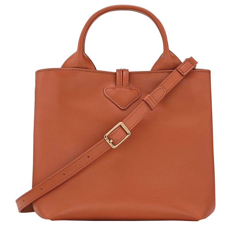 Women Longchamp Le Roseau S Handbag Orange | Ireland-798ITVHYX