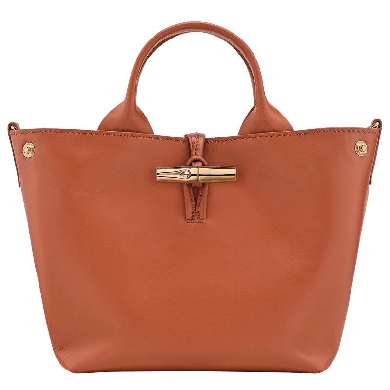 Women Longchamp Le Roseau S Handbag Orange | Ireland-798ITVHYX